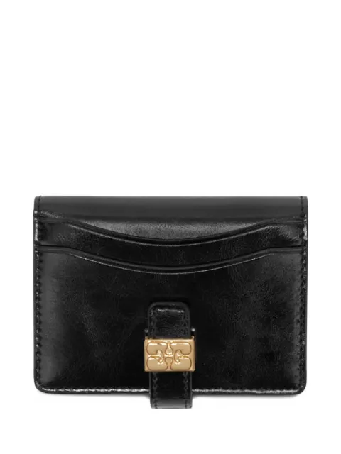 GANNI Sue Slim card holder Black B3010030
