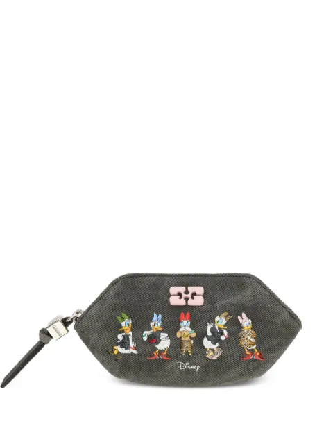 GANNI x Disney printed zip wallet Grey B3010215