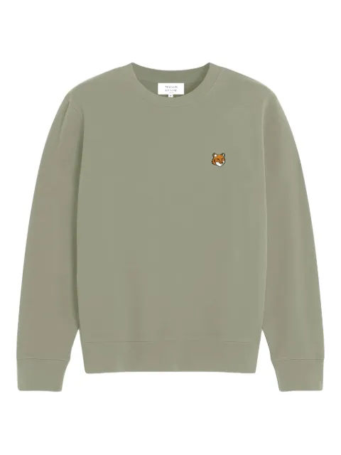 Maison Kitsuné fox-motif sweatshirt Green PM00303KM0340P131