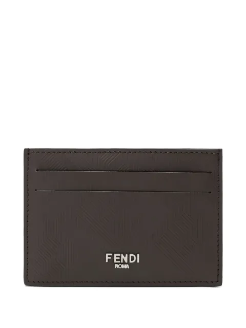 FENDI Shadow Slim cardholder Brown 7M0371AJF4