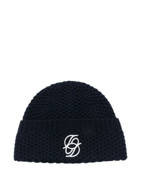 Drôle De Monsieur logo-embroidered beanie Blue IBN109WO018NY
