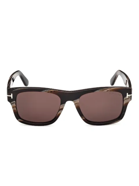 TOM FORD Eyewear square-frame sunglasses Brown FT1303