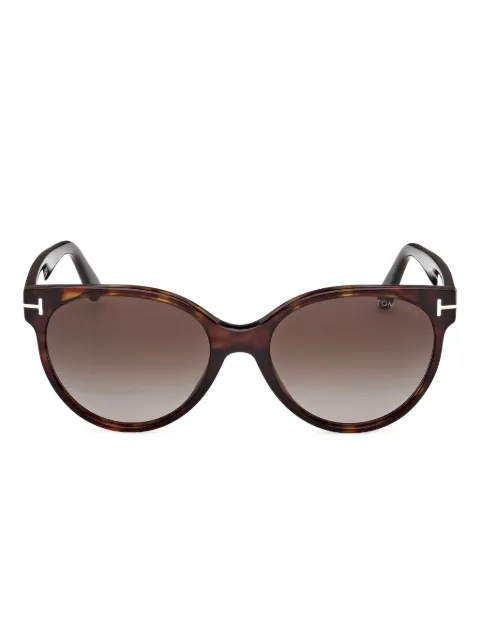 TOM FORD Eyewear round-frame sunglasses Brown FT1311