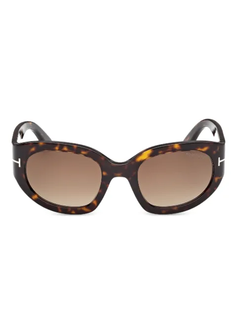 TOM FORD Eyewear cat-eye frame sunglasses Brown FT1313