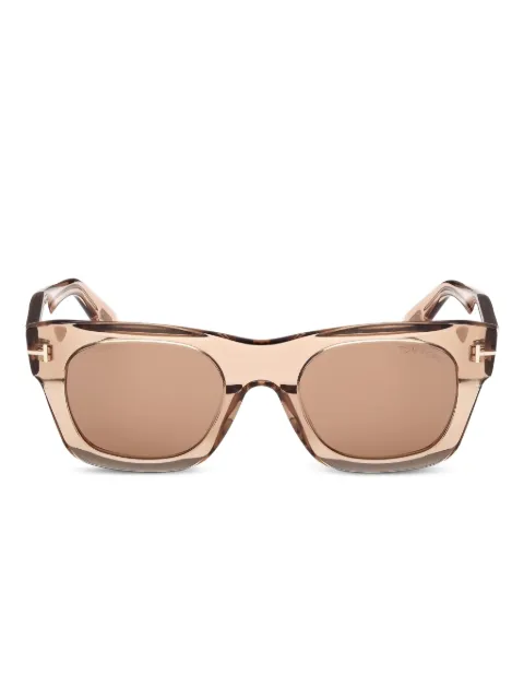 TOM FORD Eyewear rectangle-frame sunglasses Neutrals FT1314