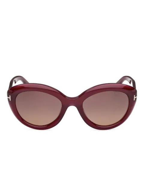 TOM FORD Eyewear cat-eye frame sunglasses Red FT1316
