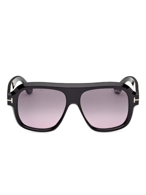 TOM FORD Eyewear pilot-frame sunglasses Black FT1324