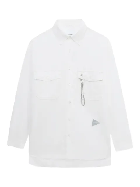 and Wander flap-pocket shirt White 5745283071