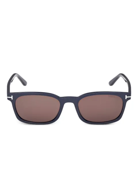 TOM FORD Eyewear square frame sunglasses Blue FT1300