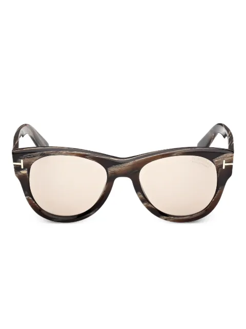 TOM FORD Eyewear round-frame sunglasses Brown FT1305