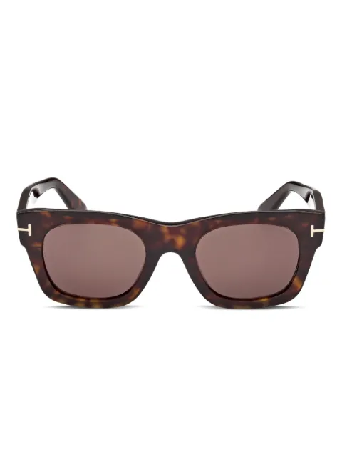 TOM FORD Eyewear square-frame sunglasses Brown FT1314