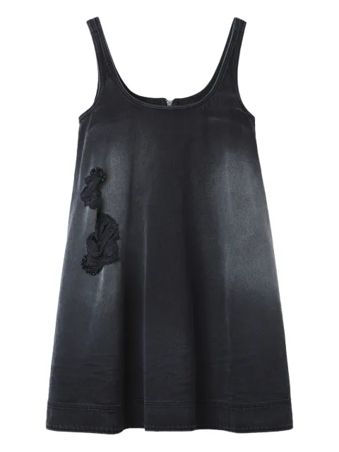 Simone Rocha beaded appliqué mini dress Grey 7412B1239DF25
