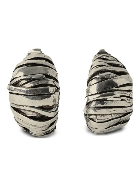 Paola Sighinolfi Blass textured earrings Silver PQN22E03S