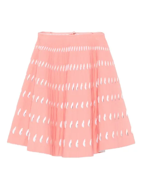 Alaïa Pre-Owned 2000s cut-out mini skirt Pink HOLAALA121
