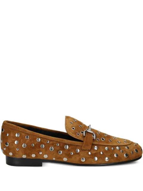 Bibi Lou Zagreb studded loafers Brown 721Z60VK