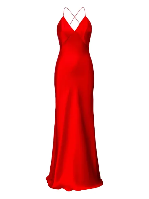 IL VOLO Muse sleeveless maxi dress Red MUSEDRESS
