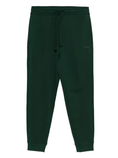 HUGO logo-embroidered track pants Green 50486917