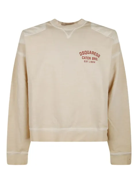 DSQUARED2 shoulder-panel sweatshirt Neutrals S71GU0740S25030