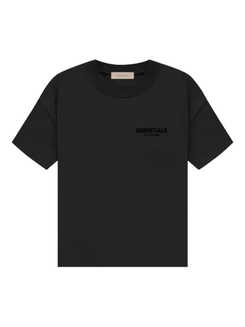 FEAR OF GOD ESSENTIALS logo T-Shirt Black 125BT212060F