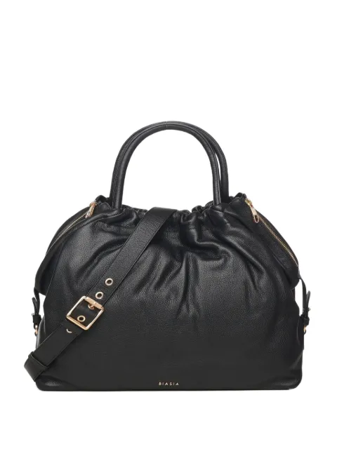 BIASIA gathered-detail tote bag Black BIBP9E701NERO