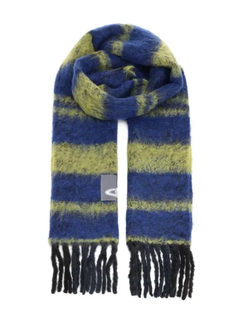 Vivienne Westwood striped scarf Blue 8103014FW01BN