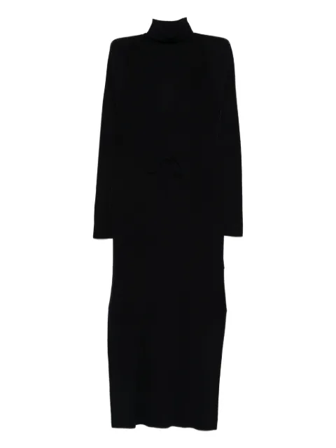 A.P.C. Marianna ribbed drawstring dress Blue WVBEGF35208