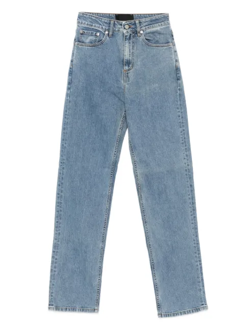 MEDEEA high-waisted straight-leg jeans Blue WBLB