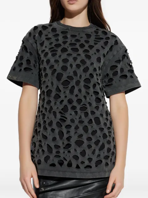 AVAVAV distressed short-sleeve T-shirt Grey F25N21062