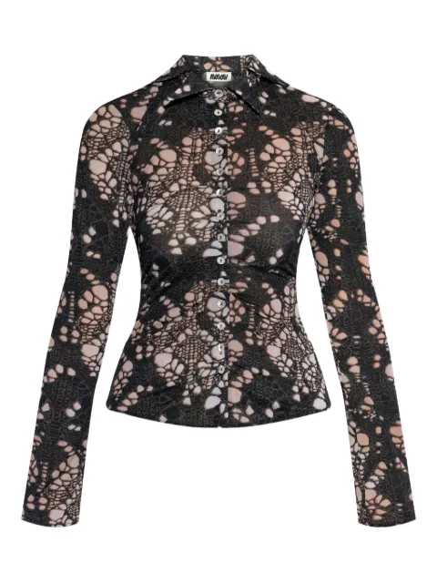 AVAVAV long-sleeve shirt Black F25R17045