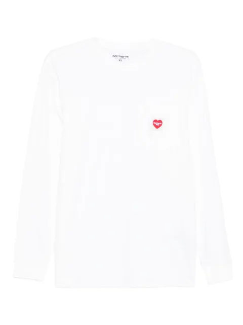 Carhartt WIP Pocket Heart long-sleeve T-shirt White I0353001WZXX