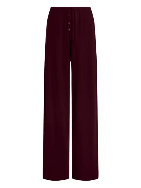 12 STOREEZ drawstring knitted trousers Red 134386