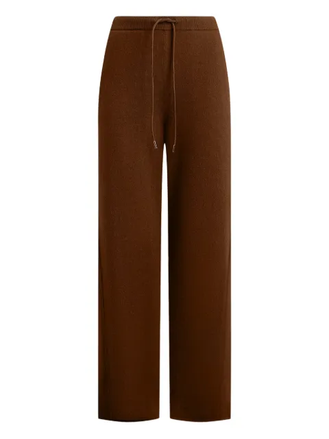 12 STOREEZ drawstring cashmere trousers Brown 134399