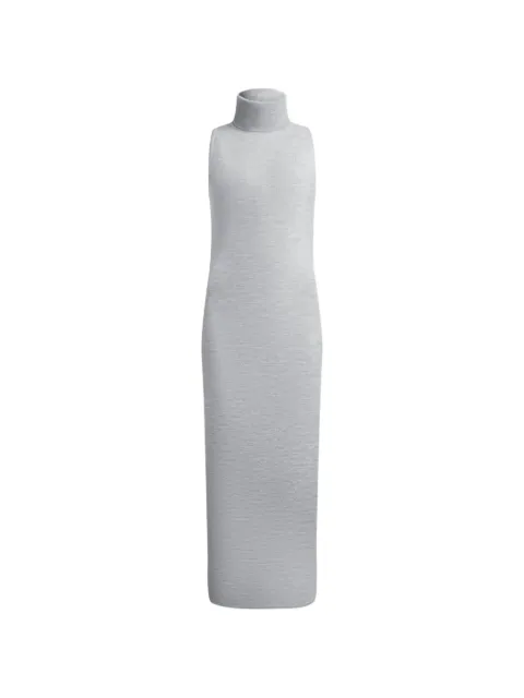 12 STOREEZ turtleneck sleeveless maxi dress Grey 134164