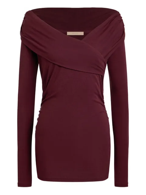 12 STOREEZ off-shoulder top Red 133777