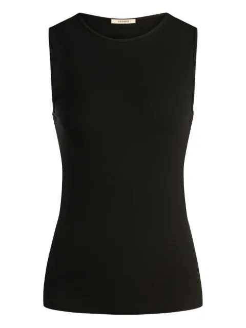 12 STOREEZ sleeveless tank top Black 133528