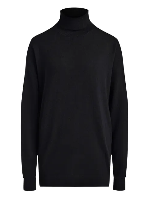 12 STOREEZ turtleneck knitted sweater Black 134409