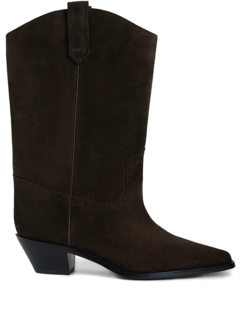 12 STOREEZ 43mm suede boots Brown 133719