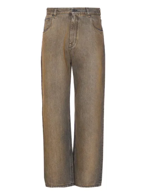 FENDI faded straight-leg jeans Grey FLP285AT2I
