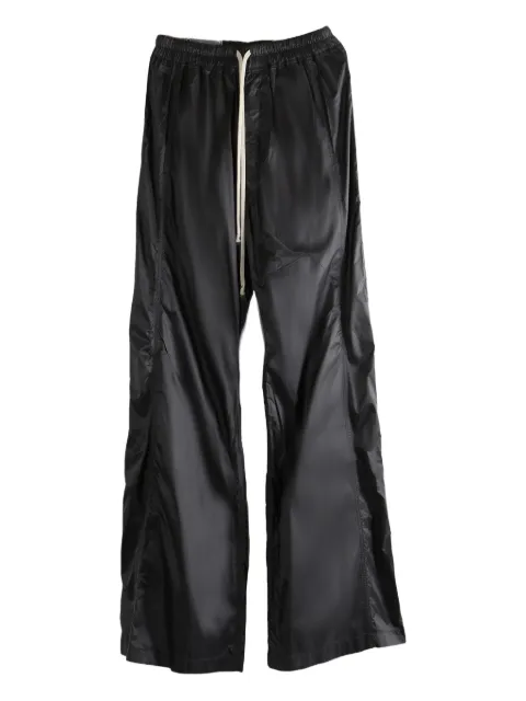 Rick Owens DRKSHDW drawstring-waist buttoned-side trousers Black DU02E7393