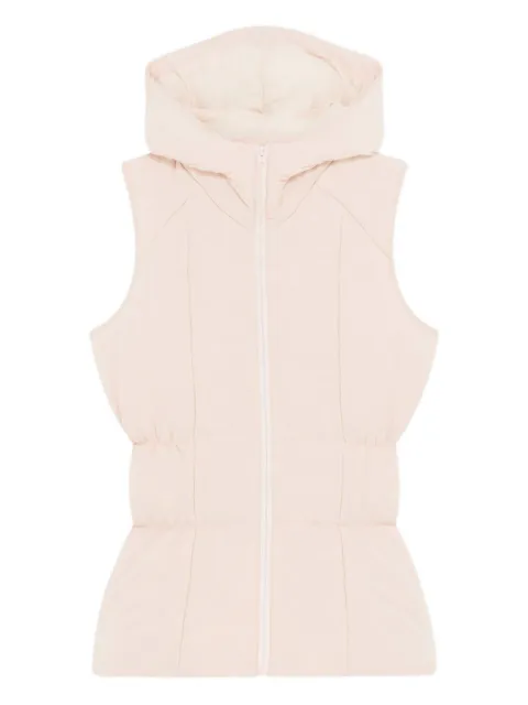 Repetto hooded sleeveless down gilet Pink S0612M