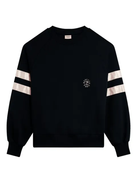 Repetto satin-ribbon-detail sweatshirt Black S0573A