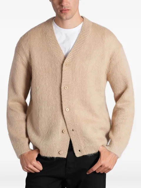 Maison Kitsuné button-fastening cardigan Neutrals PM00503KT1162