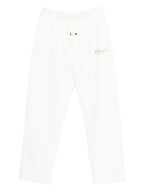 FEAR OF GOD ESSENTIALS embroidered drawstring-waist track pants White 130SP255674FW