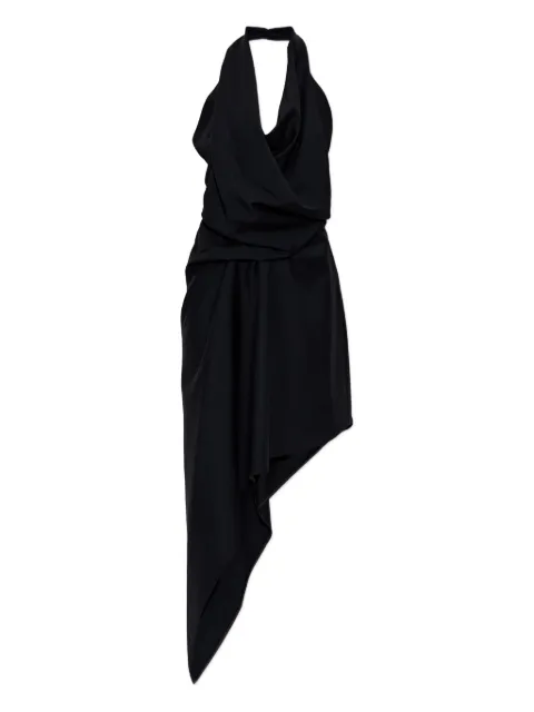 Alexander Wang halterneck asymmetric mini dress Black 1WC4256873001