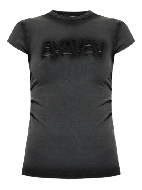 AVAVAV logo-print T-shirt Grey F25N21066