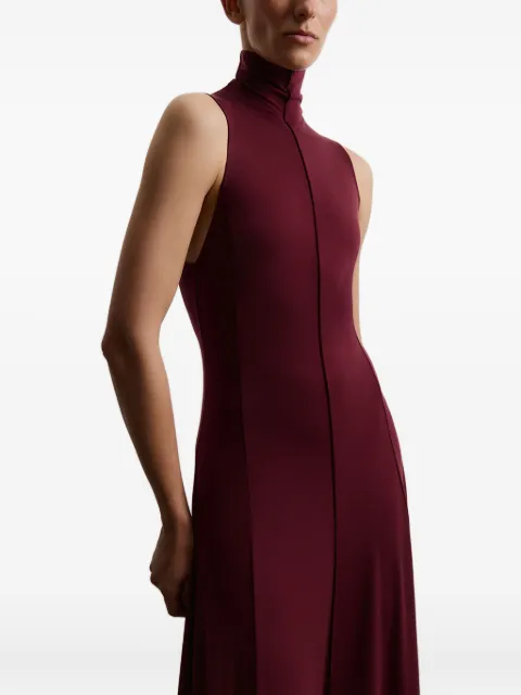 12 STOREEZ roll-neck maxi dress Red 132998