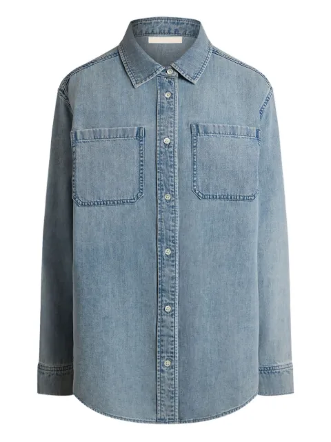 12 STOREEZ denim pocket shirt Blue 134003