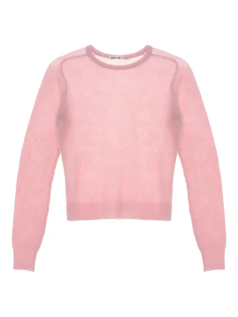 Auralee alpaca wool-blend sweater Pink A25AP04AK