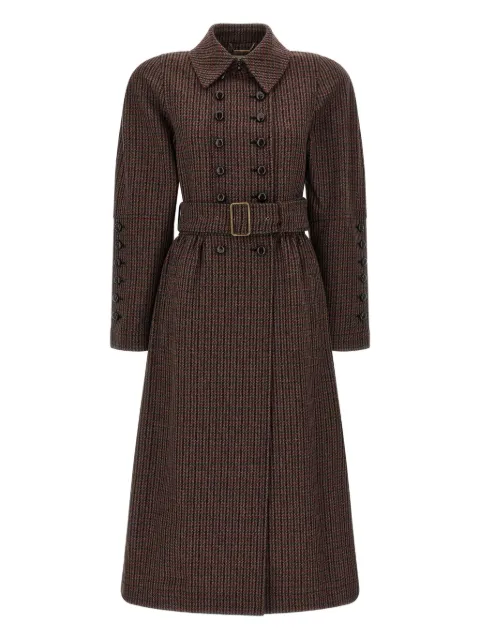 Chloé double-breasted coat Grey CH25WMA61169