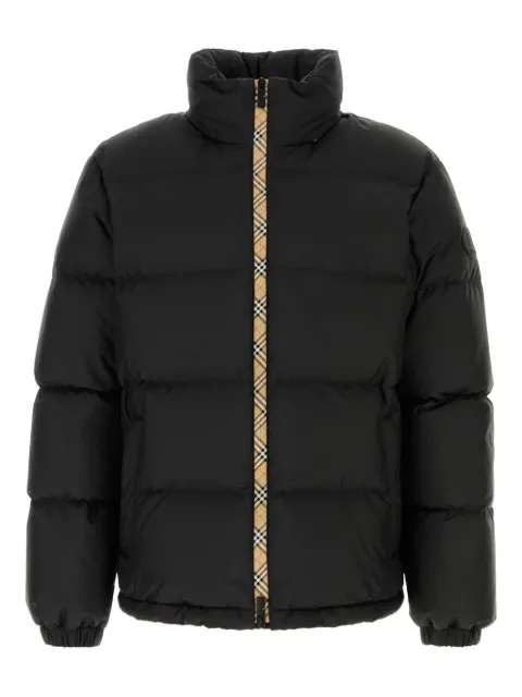 Burberry Checker-tape snowdon puffer jacket Black 8110196